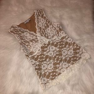 Cabi lace top